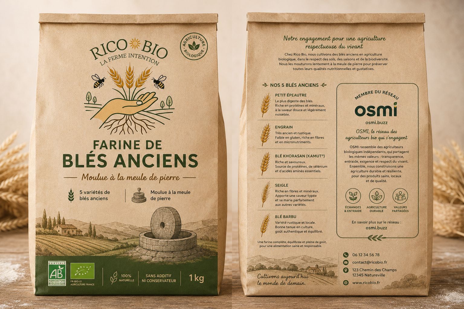 Farine de blé ancien